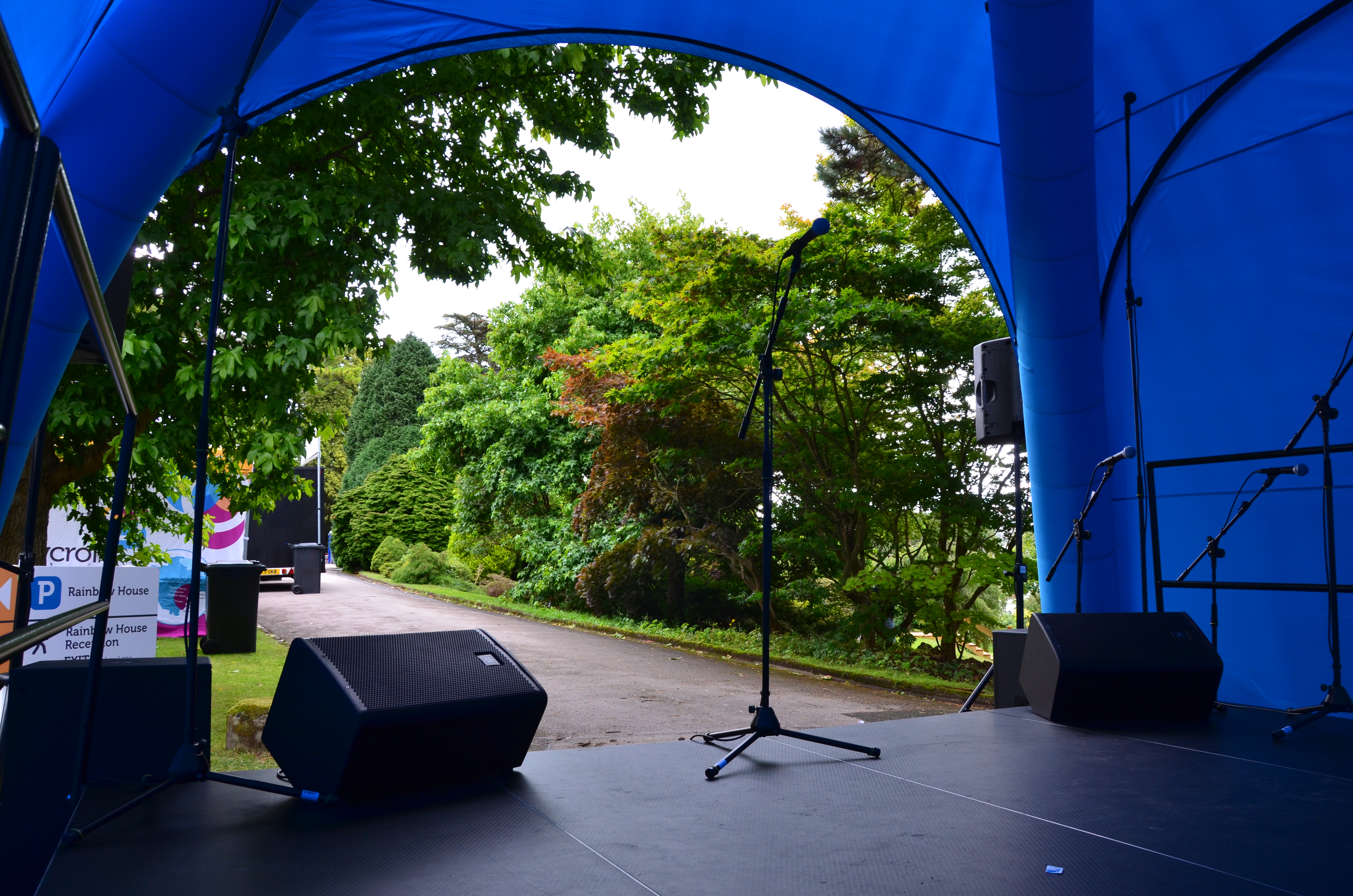 Stage cover outdoor events