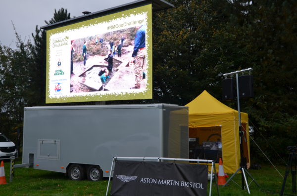 Commando Challenge LED screen